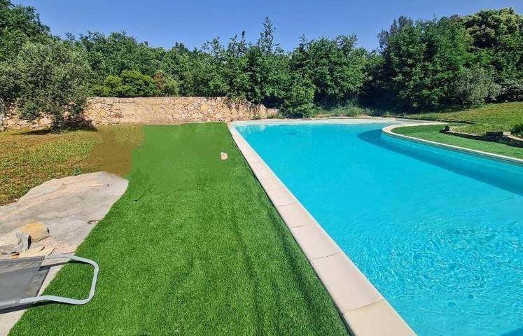 Location de vacances pour 12 personnes, avec vue ainsi que jardin et piscine, animaux acceptés à Tourves - 3