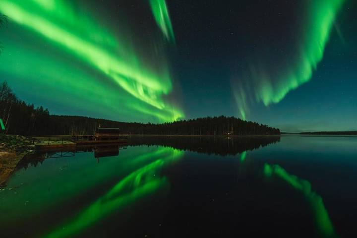 Hôtel pour 3 personnes, avec vue sur le lac et sauna ainsi que jardin et piscine à Rovaniemi - 2