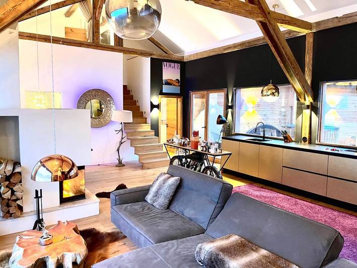 Chalet für 12 Personen, mit Ausblick und Pool sowie Terrasse und Sauna, mit Haustier in Bayrischzell - 4