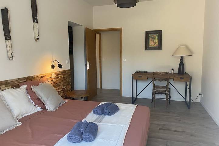 Superbe villa de plain-pied, deco tendancePROMO Speciale Juin 10 % in Lecci, Arrondissement de Sartène