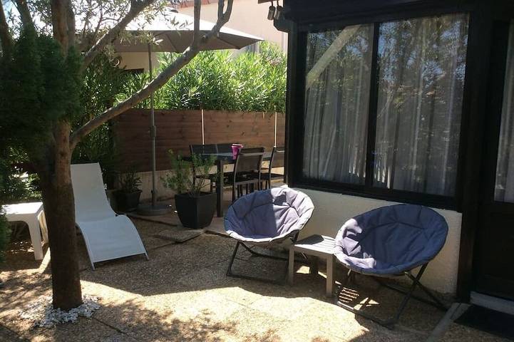 Maison de vacances pour 6 personnes, avec jardin dans Saint-Cyprien-Plage