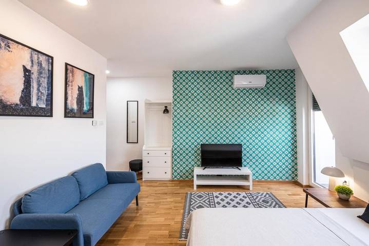 Gîte pour 2 personnes, avec vue et balcon à Novi Sad