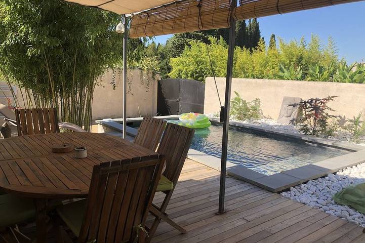 Ferienhaus für 8 Personen, mit Terrasse
