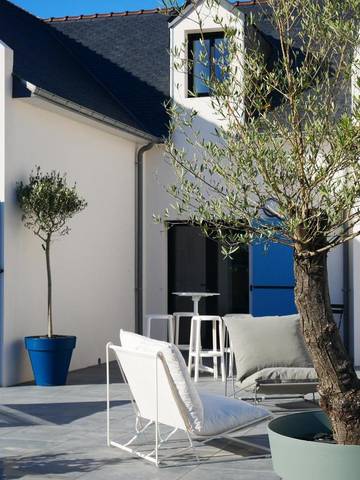 Gîte pour 4 personnes, avec terrasse et vue dans Locmaria (Groix)