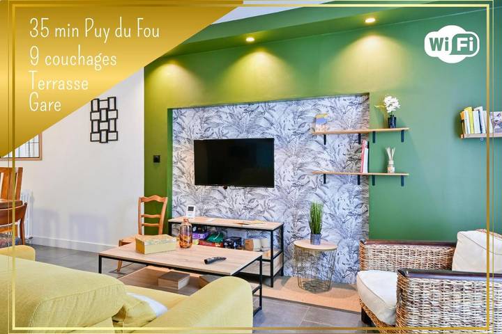 Maison de vacances pour 9 personnes, avec terrasse