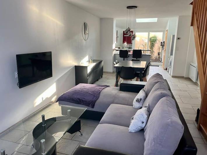 Gîte pour 3 personnes, avec Terrasse à Saint-Folquin