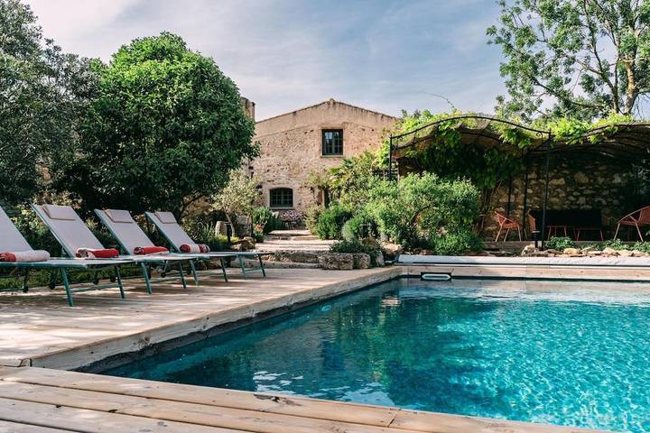 Villa pour 6 personnes, avec Terrasse et Jardin ainsi que Piscine et Vue