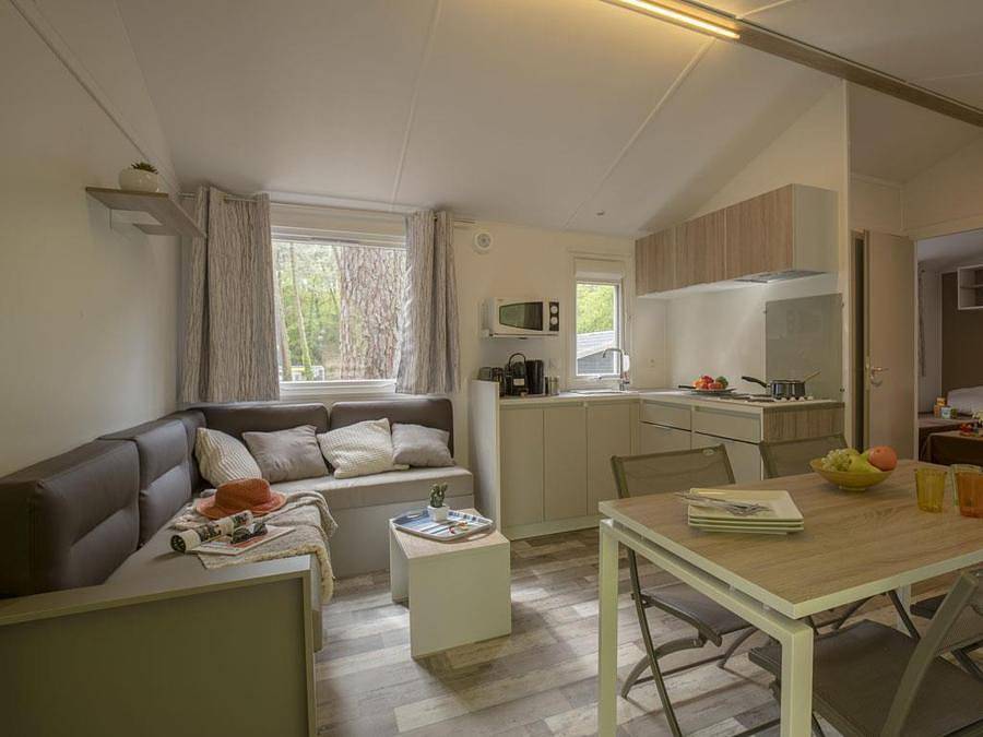 Slow Village Biscarrosse Lac  - Mobilhome 6 personas - Classic Comfort 3 habitaciones in Biscarrosse, Côte d’Argent