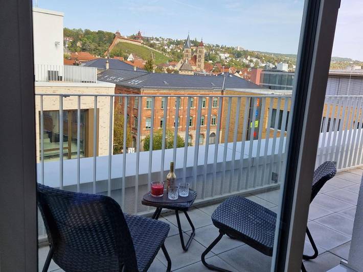 Vakantiewoning voor 2 personen, met Terras en Uitzicht in Esslingen