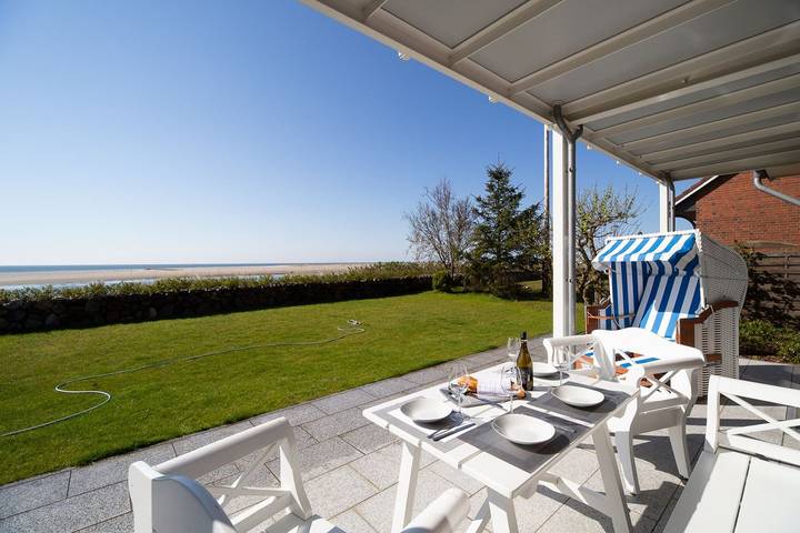 Ganze Wohnung, Ferienwohnung Ran 1 mit Meerblick, nah am Strand und Privatparkplatz in Nordfriesische Inseln (Schleswig-Holstein) (Schleswig-Holstein), Wittdün