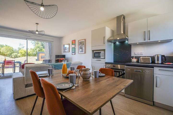 Maison de vacances pour 4 personnes, avec Terrasse et Jardin