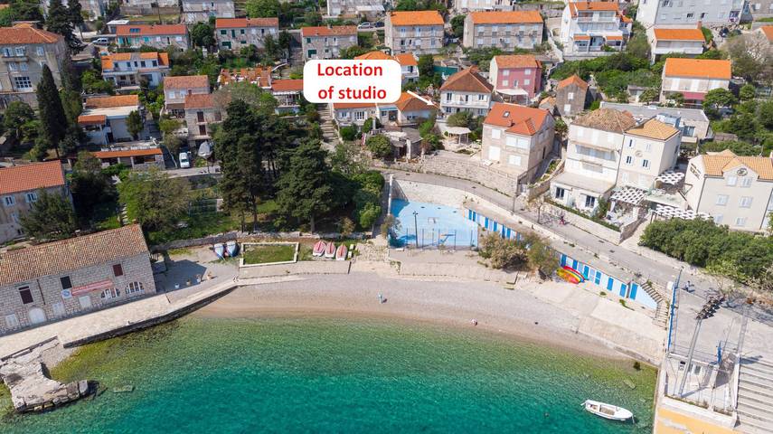 Studio für 2 Personen, mit Terrasse, kinderfreundlich auf Korcula