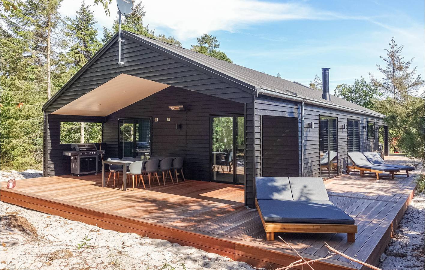 Ferienhaus für 8 Personen mit Sauna in Snogebæk, Bornholm