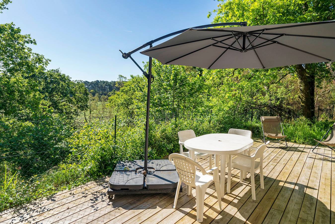 Ganze Wohnung, Gemütliche Wohnung in Soorts-Hossegor – Entspannender Familien- oder Freundesurlaub, Waldbl Terrasse in Hossegor-See, Hossegor