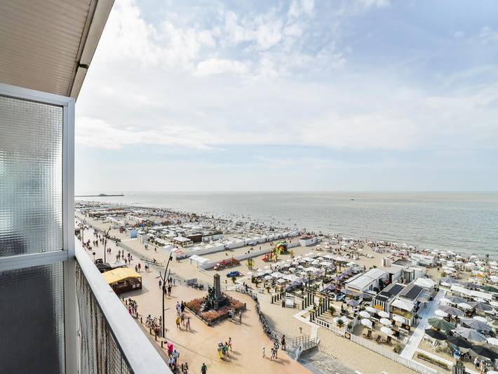 Ganze Wohnung, Moderne 2-Schlafzimmer-Wohnung mit Meerblick. in Blankenberge, Belgische Küste