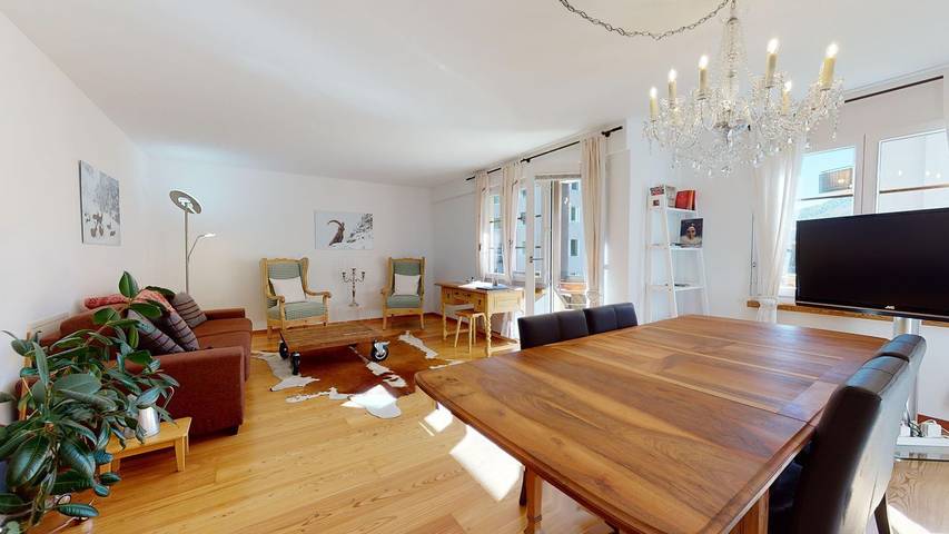 Ferienwohnung für 2 Personen, mit Balkon in Samedan - 2