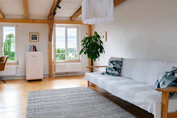 Ferienwohnung für 2 Personen, mit Garten am Schweriner See