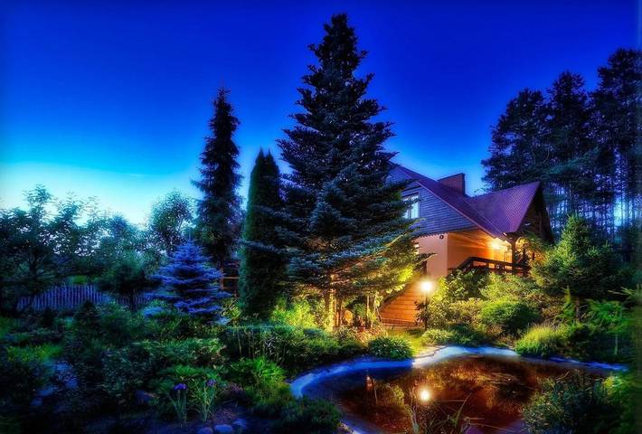 Landhaus für 9 Personen, mit Ausblick und Garten sowie Pool - 1
