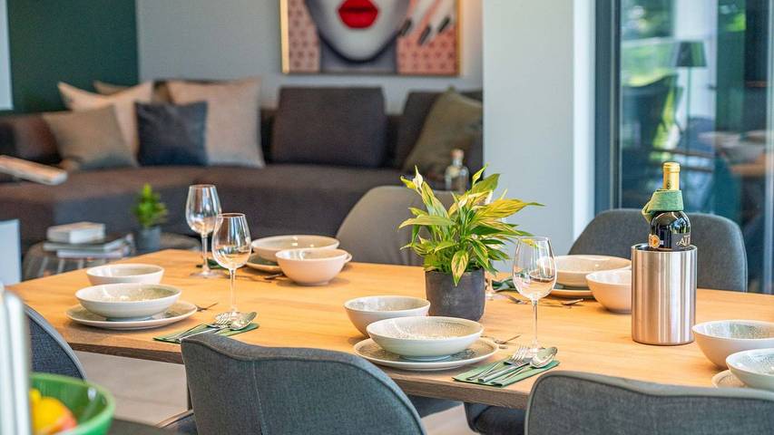 Ferienwohnung für 6 Personen, mit Sauna und Garten sowie Ausblick, mit Haustier in Garz