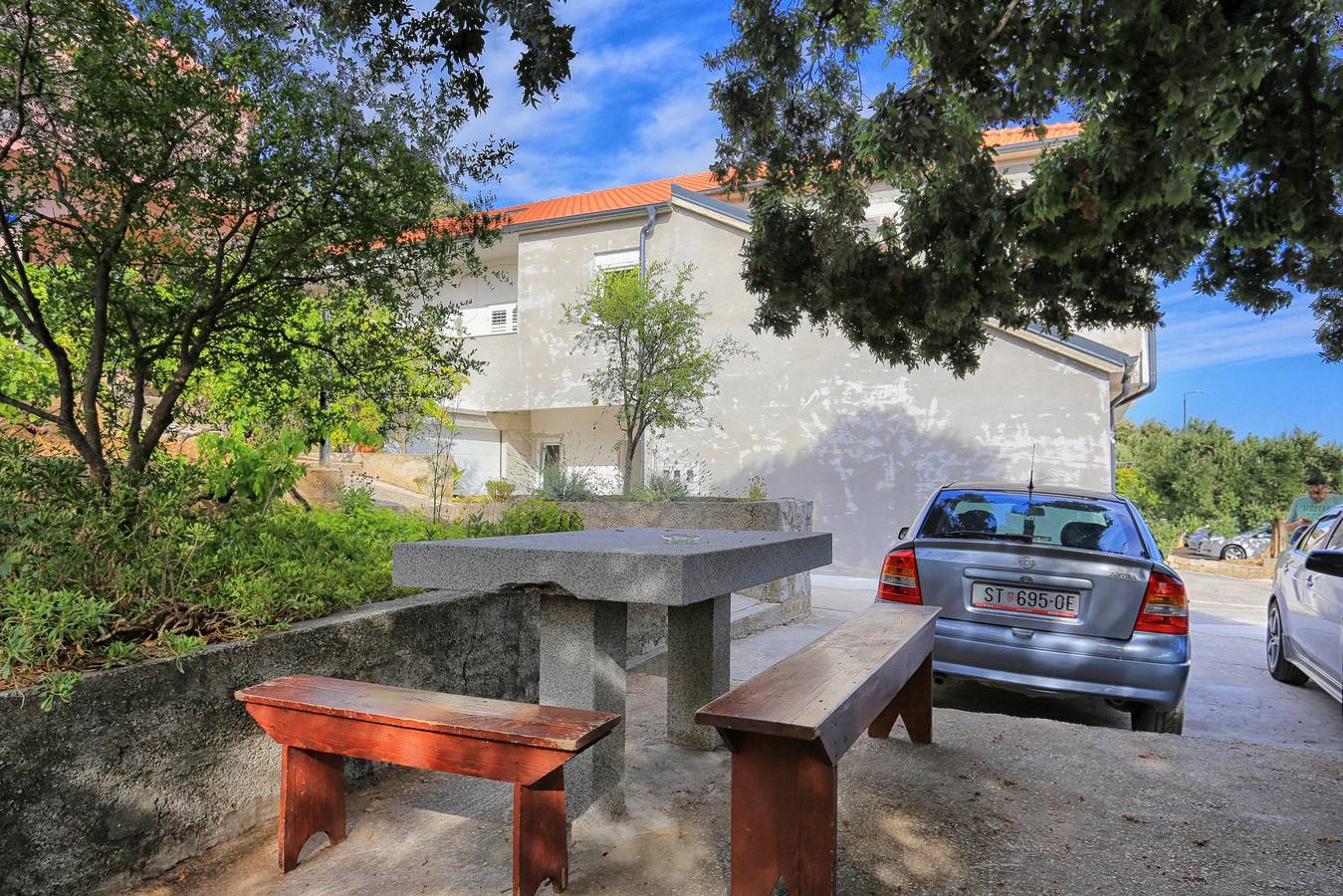 Ganze Wohnung, 1-Zimmer-Ferienwohnung mit Balkon und Meerblick Stanici, Omis A-1027-a in Stanici, Omis-Riviera