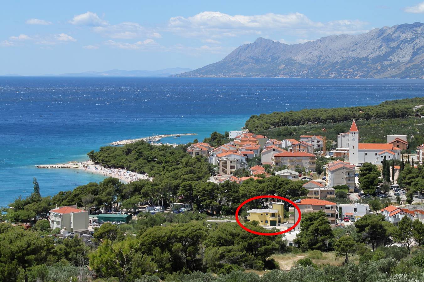 Hel leilighet, One bedroom apartment with balcony and sea view Promajna, Makarska A-6849-a in Promajna, Makarska Riviera