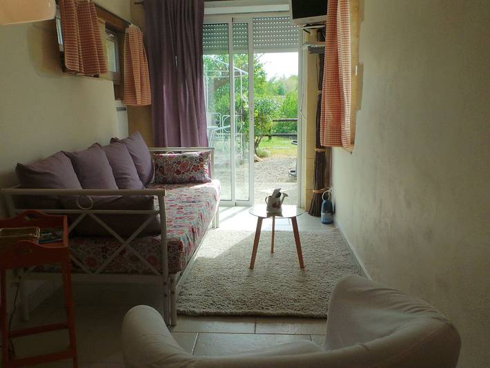 Maison de vacances pour 4 personnes, avec Terrasse ainsi que Jardin et Piscine en Gironde - 4