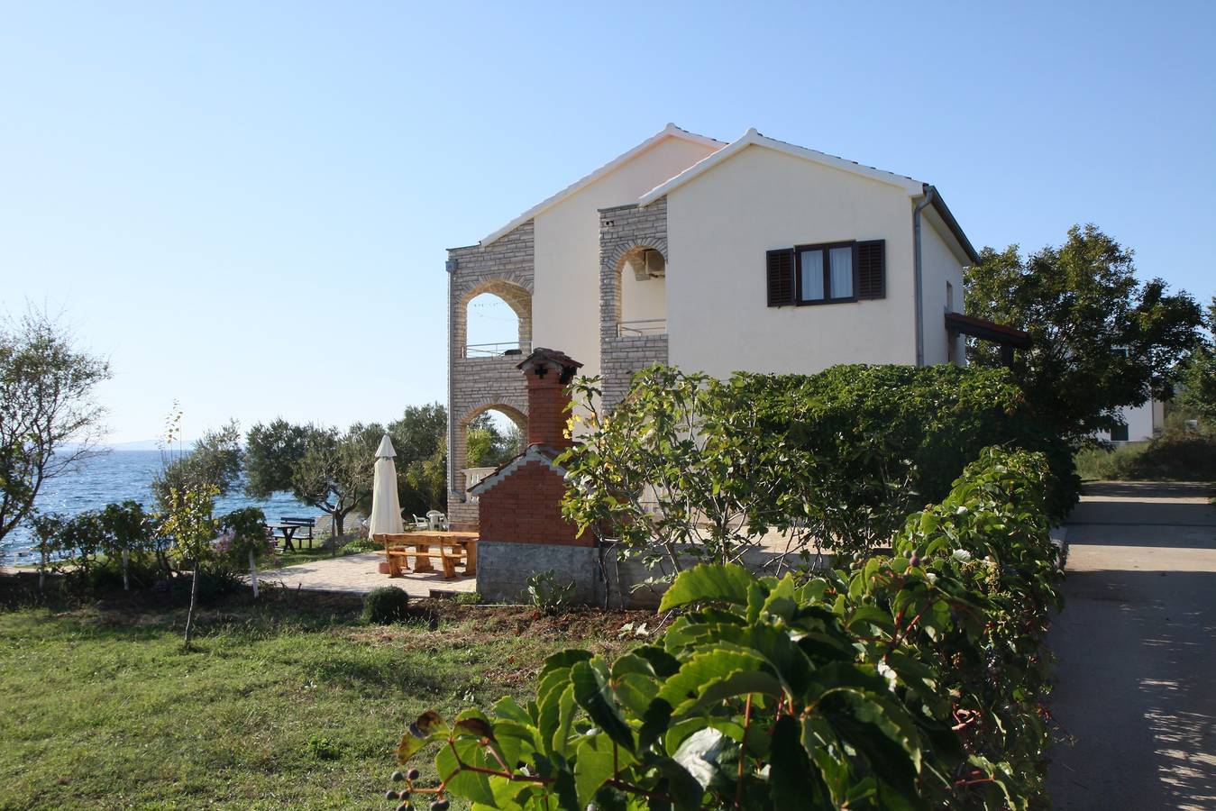 Ganze Wohnung, 1-Zimmer-Ferienwohnung am Strand Kozino, Zadar A-5803-a in Strand Kožino, Kožino