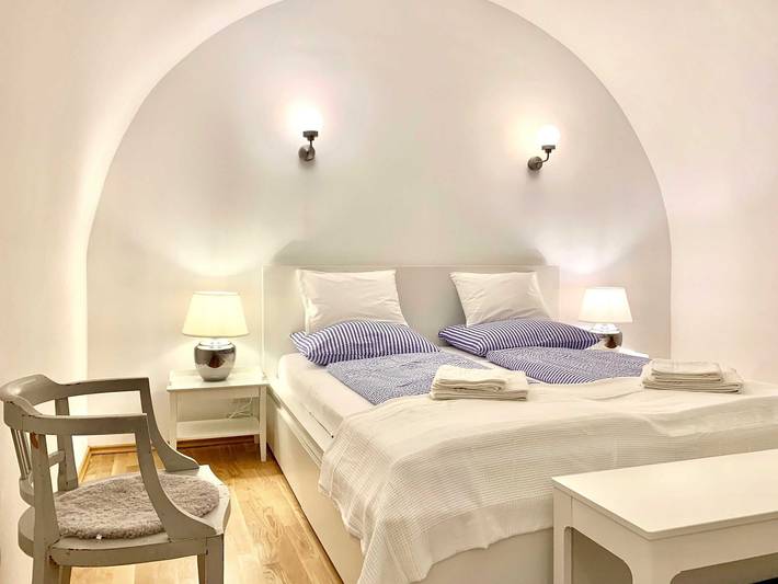 Ferienwohnung für 5 Personen, mit Terrasse und Garten sowie Sauna und Ausblick in Melk