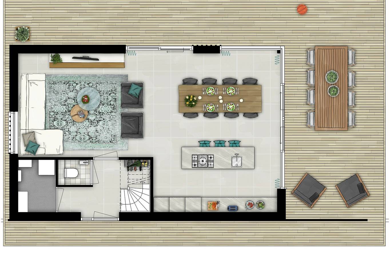 Ridderstee Ouddorp Duin — Comfort holiday home for 8 people in Ouddorp, Goeree-Overflakkee