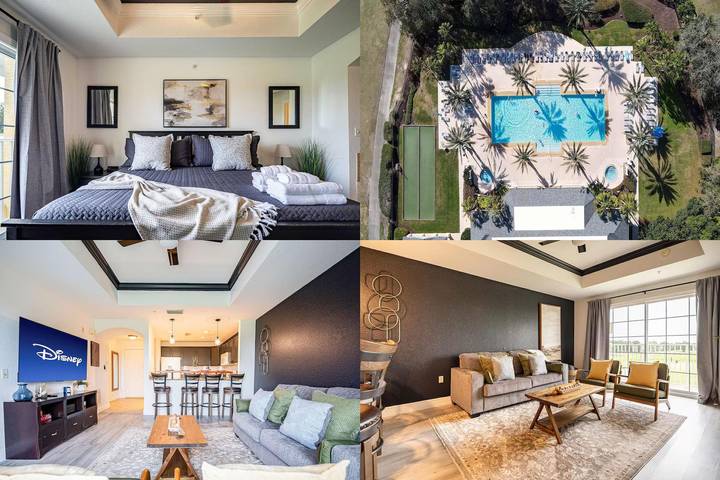 Vacation rental for 4 people, with pool and balcony, kid friendly in Reunion Resort