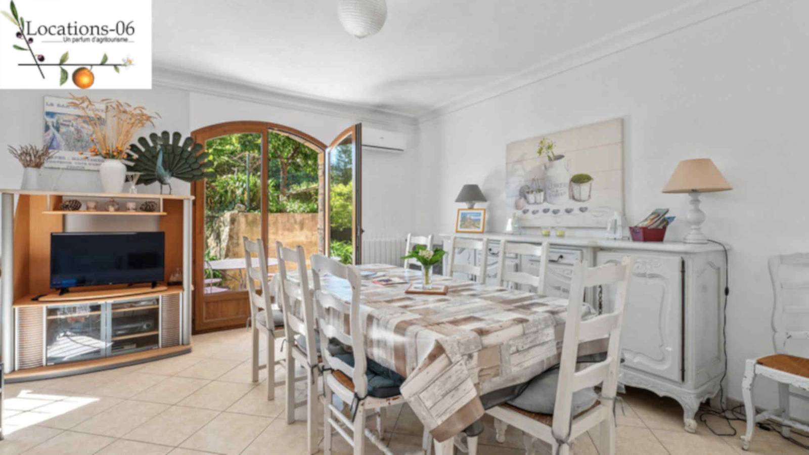 4 Sterne Ferienwohnung in Agriturismo 800 m vom Dorf 30 Minuten in Le Bar-sur-Loup, Cannes und Umgebung