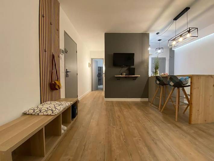 Appartement de vacances pour 4 personnes, avec jardin et vue, animaux acceptés