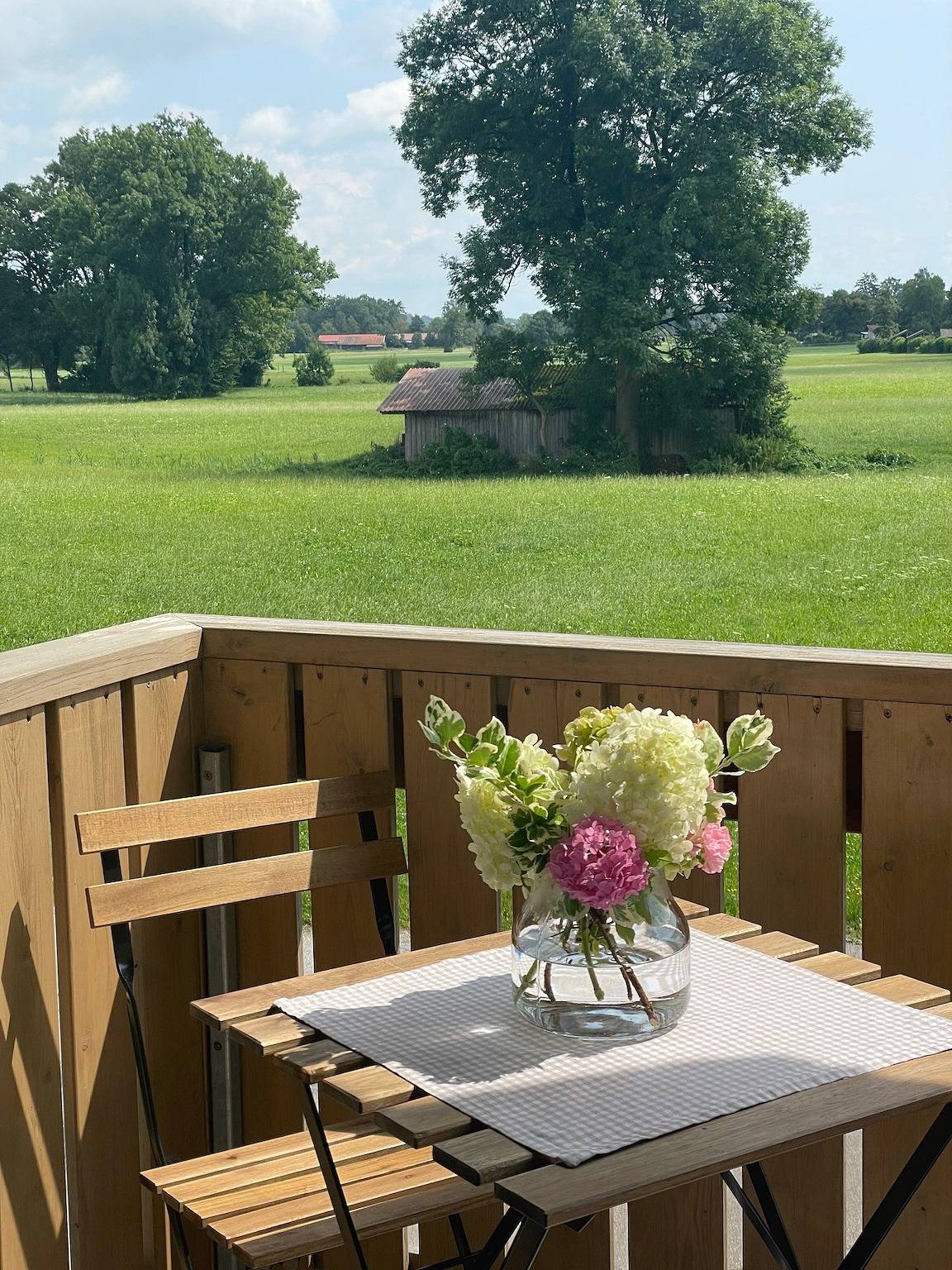 Ganze Ferienwohnung, Ferienwohnung Winkler - Ferienwohnung im 1. Stock mit Tv, vollausgest. Küche, Waschmaschine, Ost- und Westbalkon, 45qm in Prien, Prien am Chiemsee