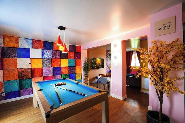 Appartement entier, Suite romantique Bretagne Sud Balnéo,Jeux&Cinéma in Plouay, Région de Lorient