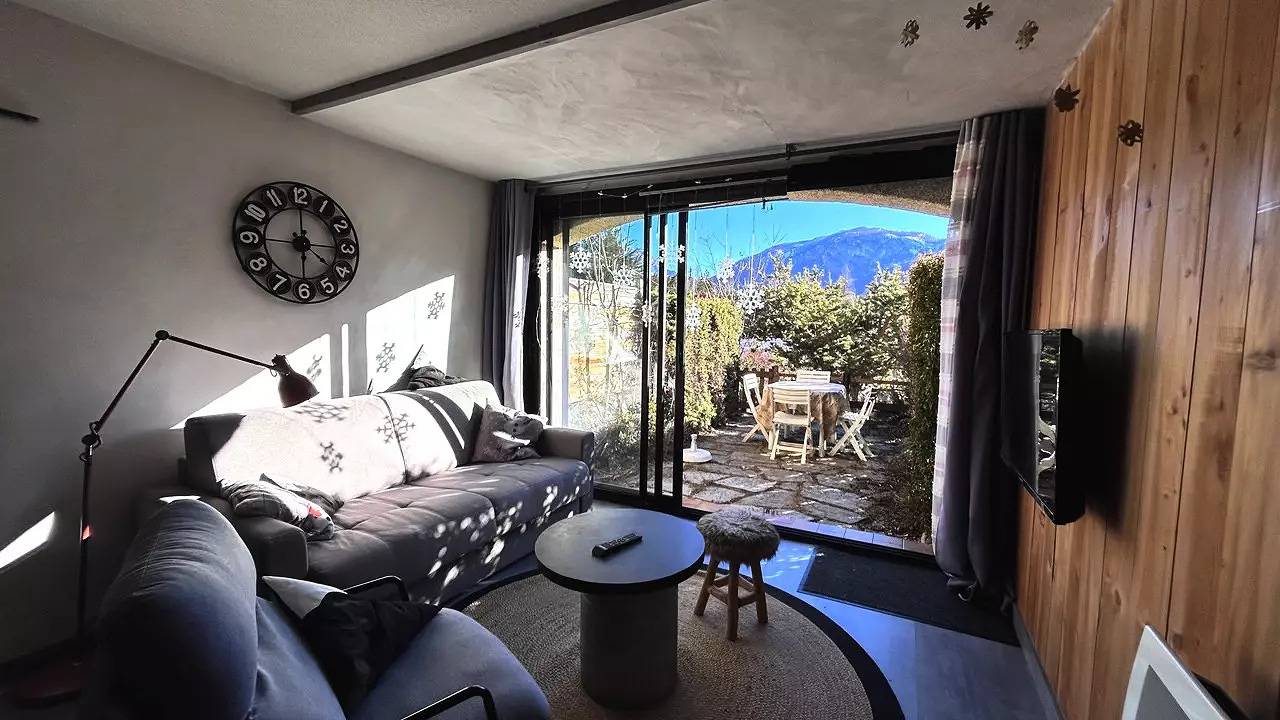 Ganzes Studio, Schönes Studio 4 Personen mit Bergecke und privatem Garten. in Vallouise, Nationalpark Écrins