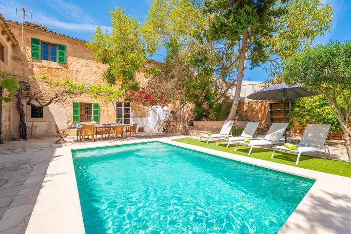Villa Santanyi Sueño De Verano - Schöne Finca mit privatem Pool und kostenloses Wlan in Santanyí, Mallorca Süden