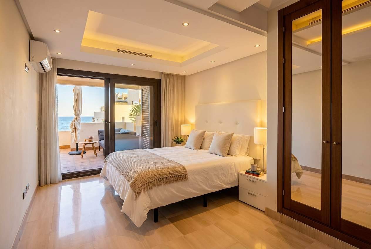 Apartamento entero, Apartamento de vacaciones para 4 personas con piscina in Reinoso, Estepona