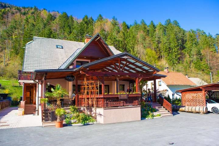 Dom gościnny dla 8 osób, z Balkon i Taras oraz Widok w Kranjska Gora
