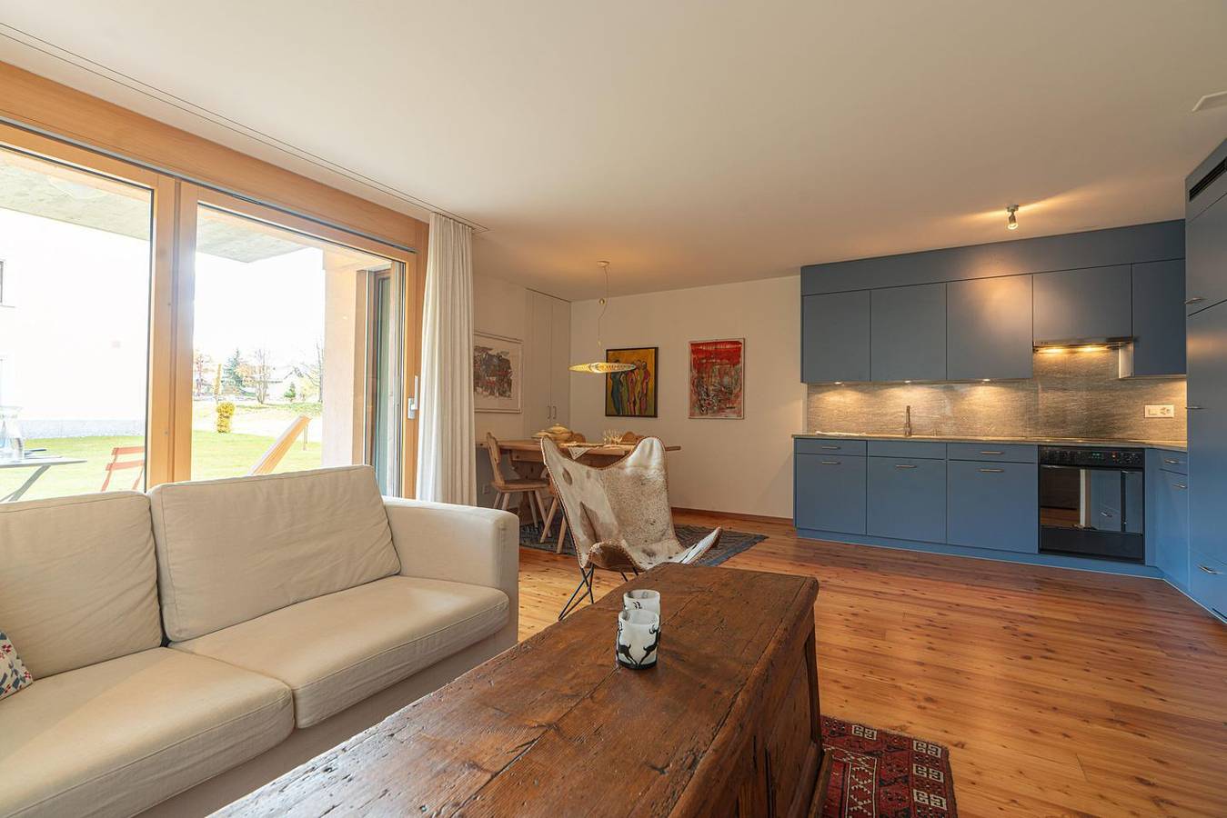 Ganze Wohnung, Chesa Radonda 1 – Moderne Wohnung mit Terrasse & Bergblick in Sils Maria, Sils im Engadin/Segl