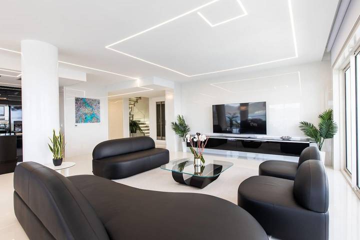 Gîte pour 8 personnes, avec vue sur l’océan et balcon ainsi que piscine et vue sur le lac dans Saint Martin - 4