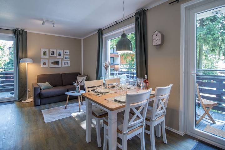 Ferienwohnung für 3 Personen, mit Balkon und Seeblick in Goslar