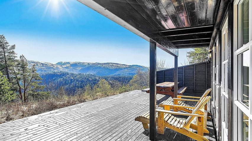 Ferienhaus für 10 Personen, mit Terrasse in Åseral
