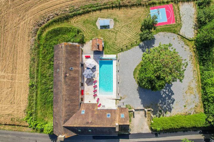 Villa pour 30 personnes, avec piscine et jardin, animaux acceptés dans la Sarthe - 3