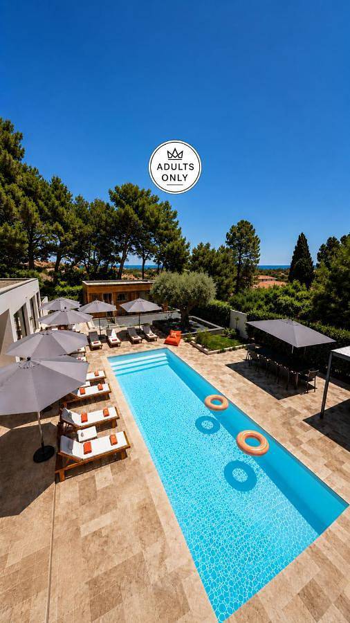 Maison d’hôte pour 2 personnes, avec Terrasse et Jardin ainsi que Piscine et Vue au Cap d'Agde