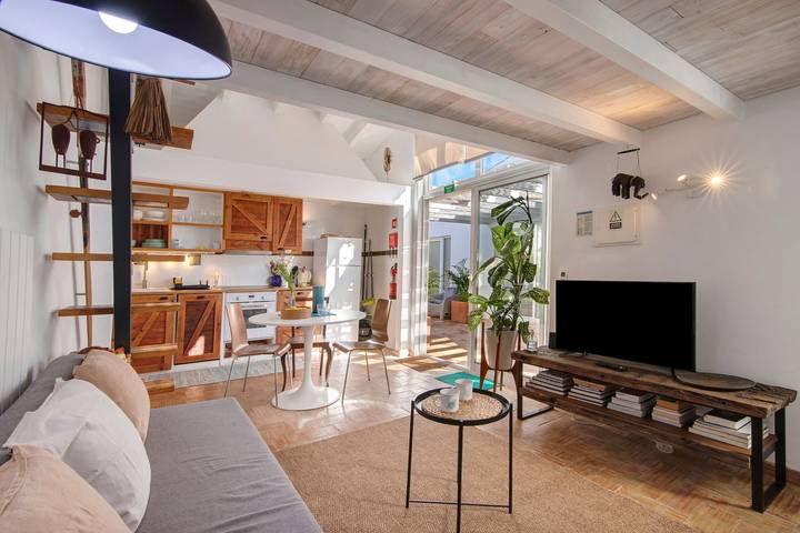 Ganze Wohnung, Apartment 'Estúdio Casa Do Limoeiro' mit Gemeinschaftsgarten, Wlan und Klimaanlage in Vila Nova de Cacela, Parque Natural da Ria Formosa