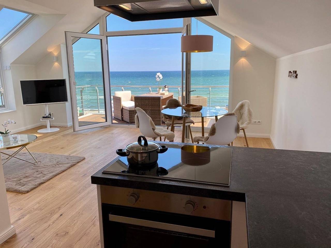 Ganze Ferienwohnung, Meeresblick "Ostseesternchen" Haus 3, We47 in Hohwacht Strand, Hohwacht