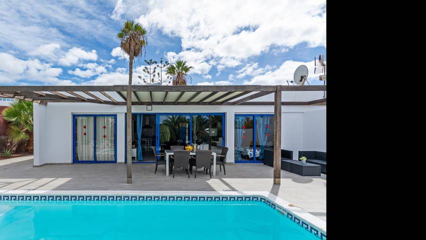 Ferienhaus für 6 Personen, mit Terrasse und Garten sowie Pool in Playa Blanca - 2