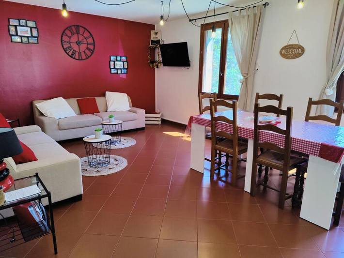 Appartement de vacances pour 6 personnes, avec Balcon ainsi que Terrasse et Vue