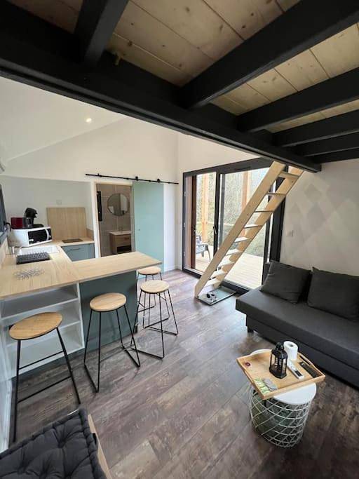 Tiny House L’œil des Dômes in Bromont-Lamothe, Parc naturel régional des Volcans d'Auvergne