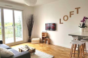 Gîte pour 4 personnes, avec balcon à Montévrain